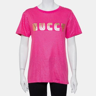 Gucci Women's Pink T-shirts | ShopStyle