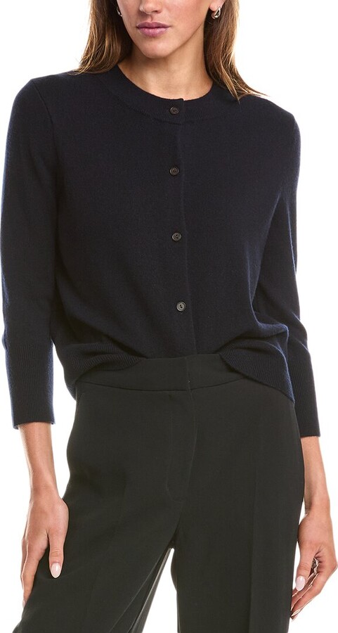Vince Shrunken Wool-Blend Cardigan