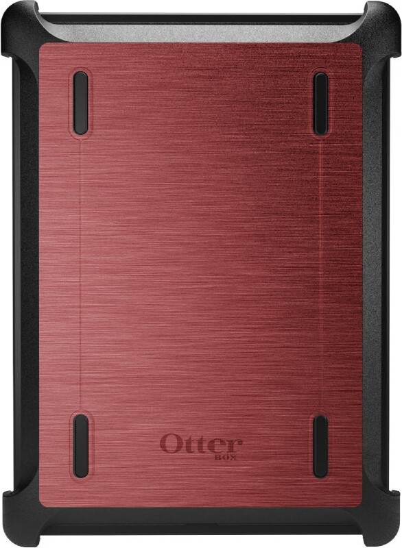 Etsy Custom Otterbox Defender For Apple Ipad/Air Pro Mini - Custom Monogram Red Faux Stainless Steel