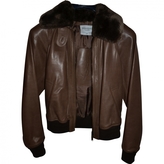 Thumbnail for your product : Saint Laurent Brown Leather Biker jacket