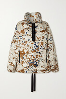Thumbnail for your product : Holden Camouflage-print Quilted Shell Down Jacket - Beige