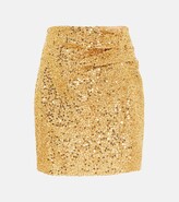 Thumbnail for your product : Rasario Sequined high-rise miniskirt