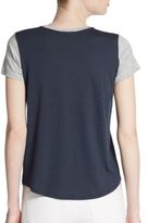 Thumbnail for your product : Vince Colorblock Pima Cotton-Blend Tee