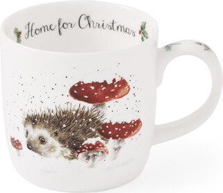 Royal Worcester Home for Christmas Mug, 11 Oz