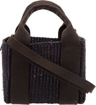 Muun Raffia Top Handle Bag