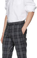 Thumbnail for your product : Tiger of Sweden Navy and Grey Gordon Check Trousers