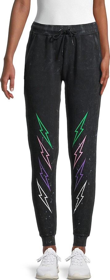 Chrldr Bolt-Print Joggers - ShopStyle Activewear Pants
