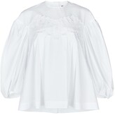 Thumbnail for your product : Simone Rocha Eyelet Embroidery Poplin Blouse