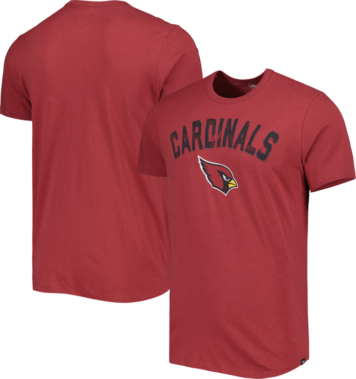 Men's '47 Cardinal Arizona Cardinals All Arch Franklin T-Shirt