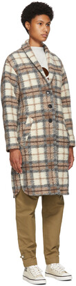 Etoile Isabel Marant Beige Wool Gabriel Blanket Coat
