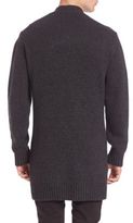 Thumbnail for your product : Vince Wool-Blend Long Cardigan Coat