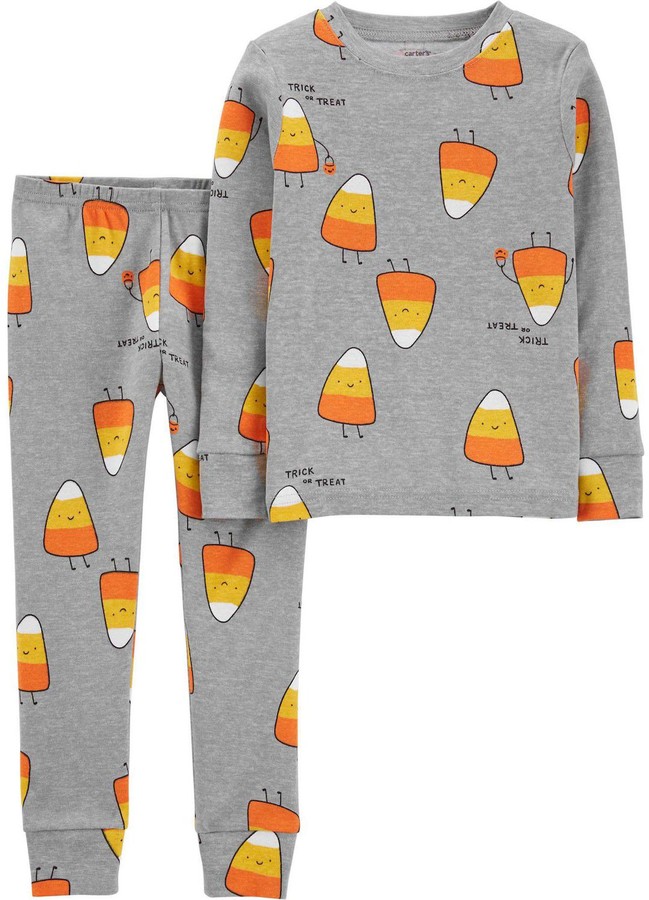 carters candy corn pajamas