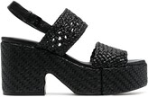 Thumbnail for your product : Clergerie Corey woven platform sandals