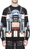 Thumbnail for your product : Givenchy Robot-Print Crewneck Sweatshirt