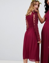 tfnc burgundy bridesmaid dress