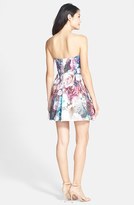 Thumbnail for your product : Nordstrom Bardot Floral Print Strapless Fit & Flare Dress Exclusive)
