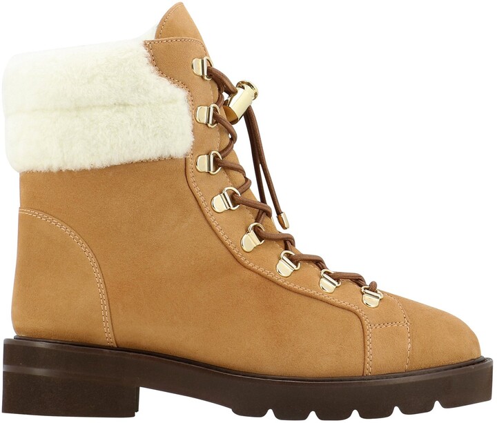 stuart weitzman rockie chill shearling booties
