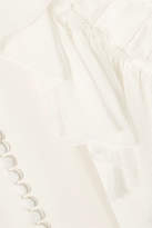 Thumbnail for your product : Jason Wu Collection - Ruffled Silk-chiffon Blouse - Ivory