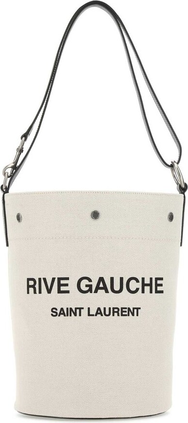 Saint Laurent Rive Gauche Bucket Bag - Black