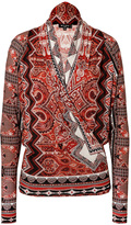 Thumbnail for your product : Etro Printed Jersey Wrap Top