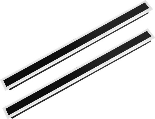 VEVOROutdoorWallLights,2Pack,39.4InchLongStripModernExteriorWallSconceLightFixtures,2700K-6000K,IP65WaterproofAnti-Rust,Black+White