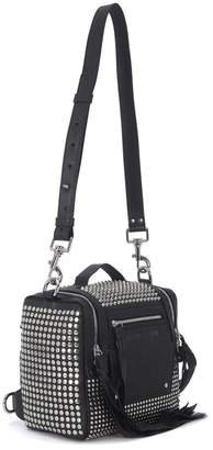 McQ Loveless Convertible Mini Leather Backpack With Studs