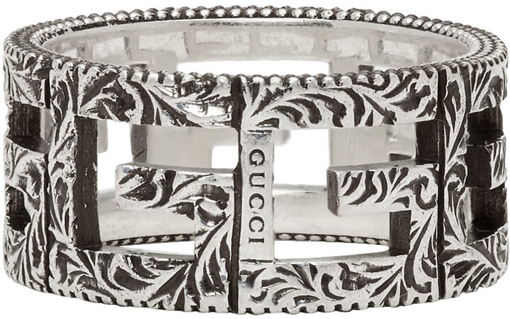 gucci square g ring