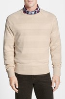 Thumbnail for your product : Brooks Brothers Standard Fit Textured Stripe Raglan Sleeve Sweater