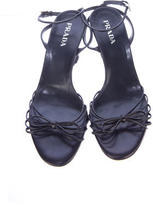 Thumbnail for your product : Prada Leather Wedges