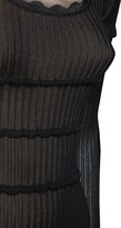 Thumbnail for your product : DSQUARED2 Scoop Neck Viscose Rib Knit Long Dress
