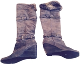 Thumbnail for your product : Michael Kors Ecru Suede Boots