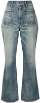 Thumbnail for your product : Kolor High-Waisted Flared Leg Jeans