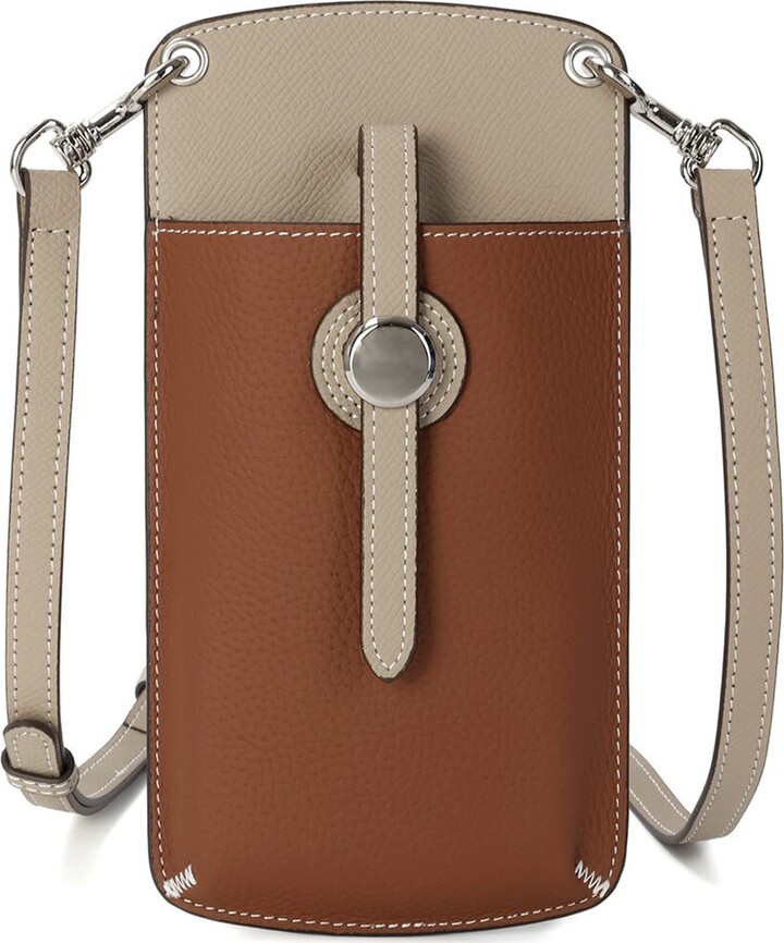 Tiffany & Fred Paris Grained Leather Phone Bag