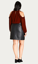 Thumbnail for your product : City Chic Boho Frill Top