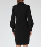 Thumbnail for your product : Reiss Lulu Velvet-Detail Dress