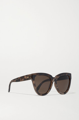 Le Specs Liar Lair Cat-eye Tortoiseshell Acetate Sunglasses