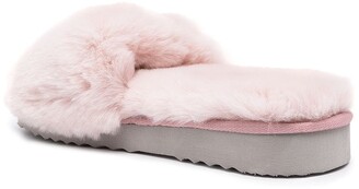 Apparis Jasmine faux-fur slippers
