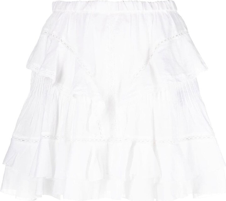 MARANT ÉTOILE Broderie Anglaise Mini Skirt - ShopStyle