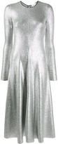 Thumbnail for your product : Forte Forte Flared Lame Midi Dress