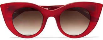 Thierry Lasry Hedony Cat-eye Acetate Sunglasses - Red