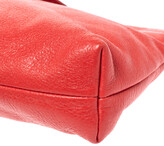 Thumbnail for your product : Chloé Coral Orange Leather Bow Clutch