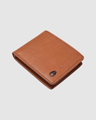 Nixon Men's Brown Bifold - Pass Leather Wallet