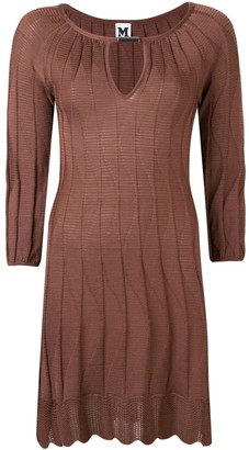 Missoni Pre-Owned 2000's Knitted Scalloped Dress