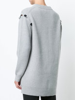 Thumbnail for your product : Proenza Schouler button-embellished sweater