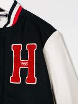 Thumbnail for your product : Tommy Hilfiger Junior snap fastening bomber jacket