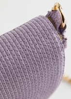 Thumbnail for your product : And other stories Straw Crossbody Half Moon Bag