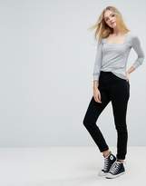 Thumbnail for your product : ASOS Tall TALL T-Shirt With Square Neck And Long Sleeves