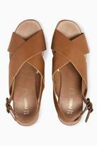 Thumbnail for your product : Next Womens Tan Cross Vamp Clogs