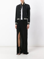 Thumbnail for your product : Rick Owens Lilies maxi slit-detail skirt
