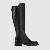 Thumbnail for your product : Gucci Leather knee boot